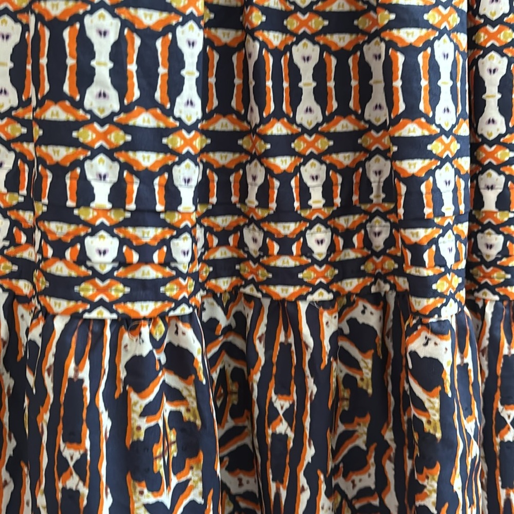 New with tags Maeve Anthropologie short sleeve tribal print maxi dress - Picture 7 of 13